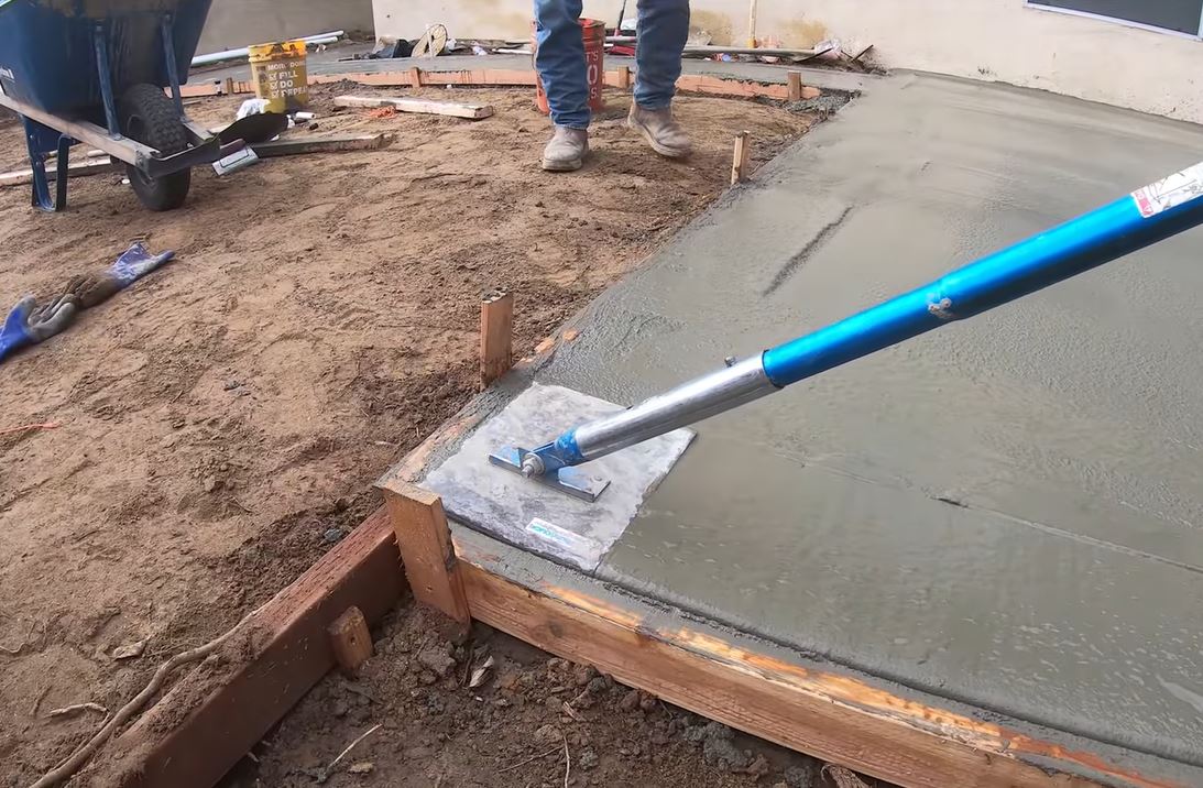 Concrete Smoothing Process