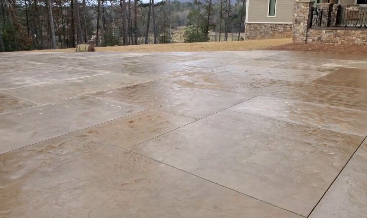 Stamped Concrete Patio